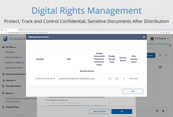 filecloud digital rights management